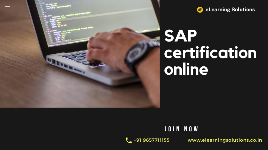 SAP certification online