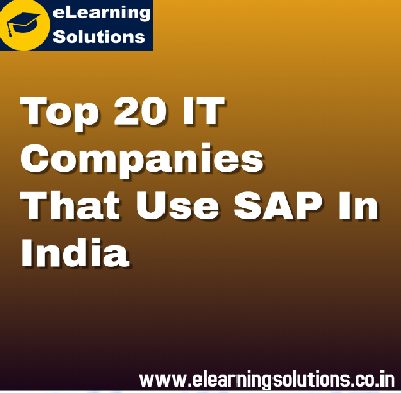 Top 20 IT Companies That Use SAP In India