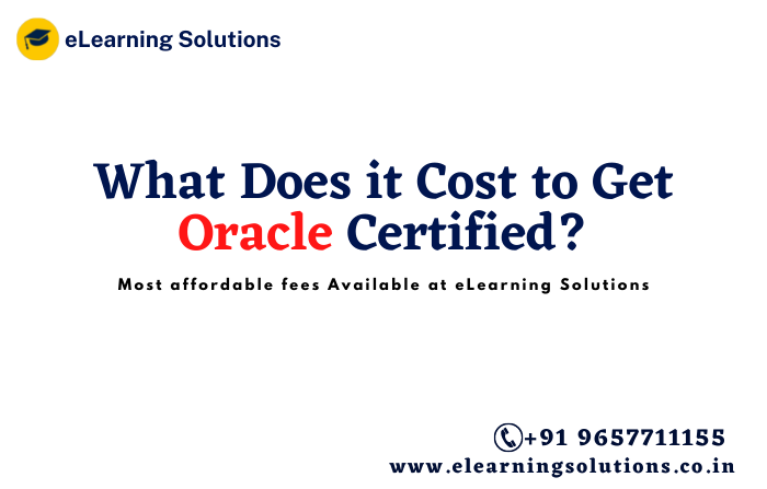 what does it cost to get oracle certified?
