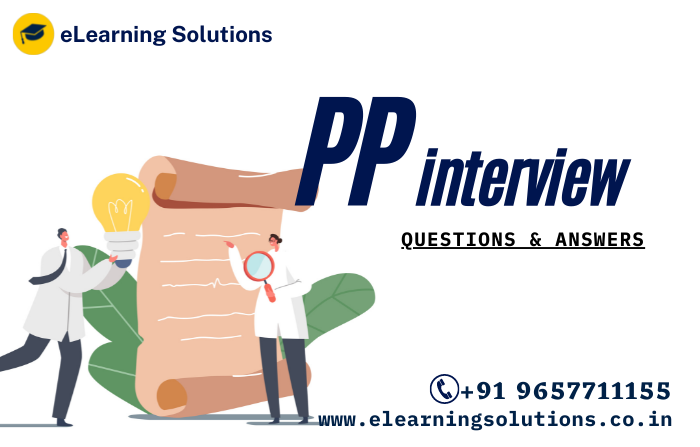 SAP PP Interview Questions and Answers ﻿