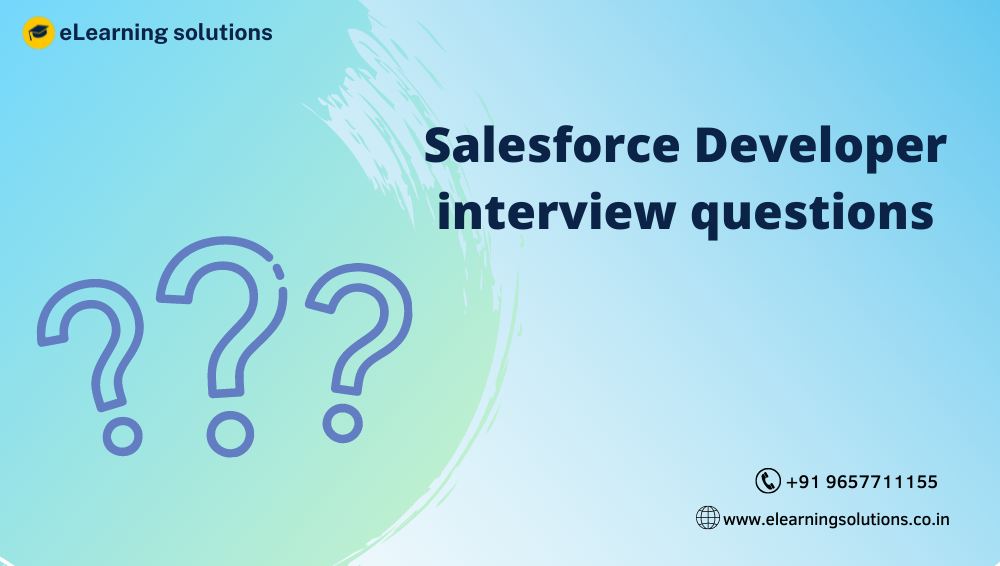 Salesforce developer interview questions