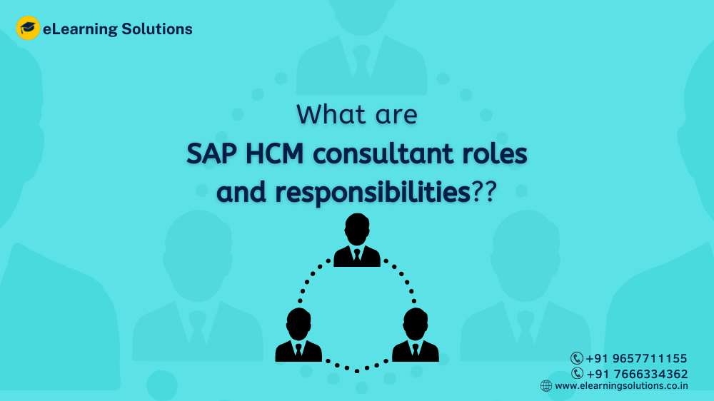 SAP HCM consultant roles and responsibilities