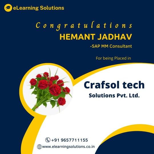 Hemant Jadhav elearning solutions placements
