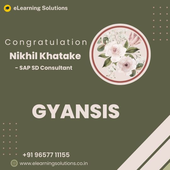 eLearning Solutions Placements Nikhil Khatake