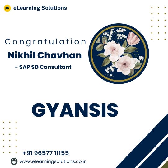 eLearning Solutions Placements Nikhil Chavan
