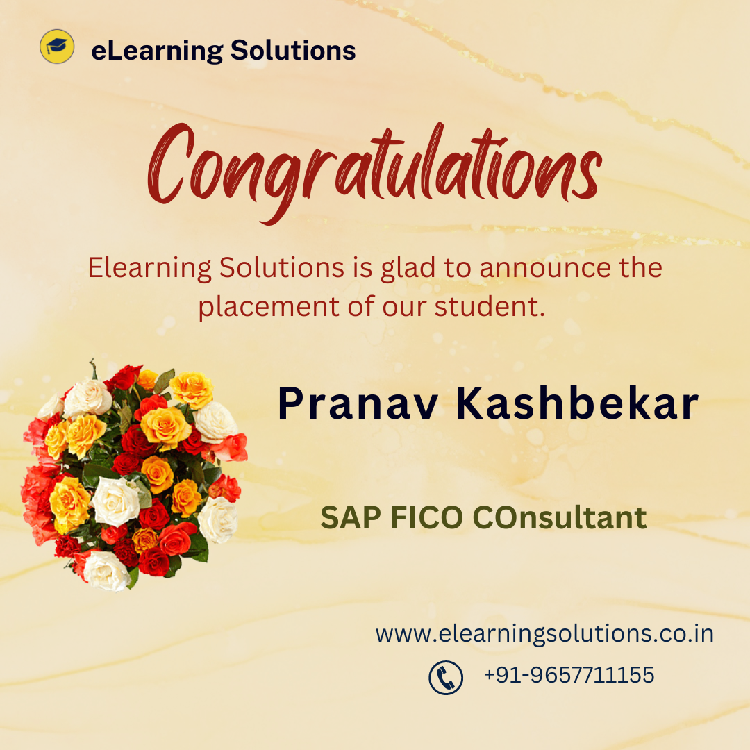 Congratulations for being placed