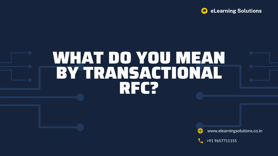 transactional RFC