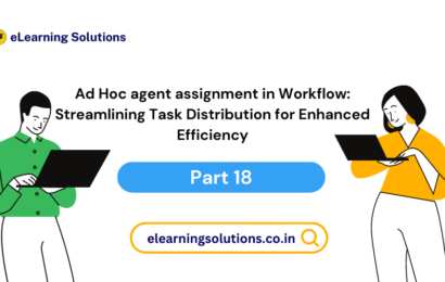 SAP Business Workflow displaying Ad Hoc Agent Assignment for dynamically assigning workflow tasks to users.