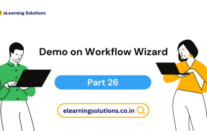 Demo of workflow wizard interface for creating workflows