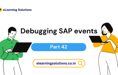 Debugging SAP Events in SAP Workflow