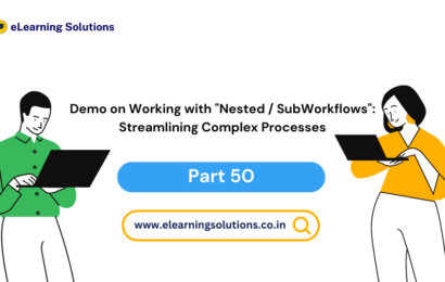 demonstrating how to create and configure nested SubWorkflows in an SAP parent workflow