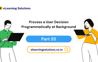 how to automate user decision processing in the background of an SAP workflow