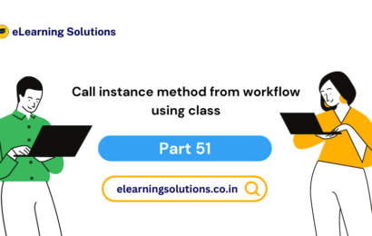 how to register a class and call an instance method from an SAP workflow
