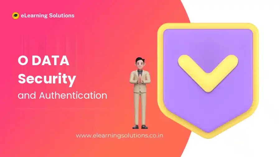 OData security and authentication concept illustration with shield icon