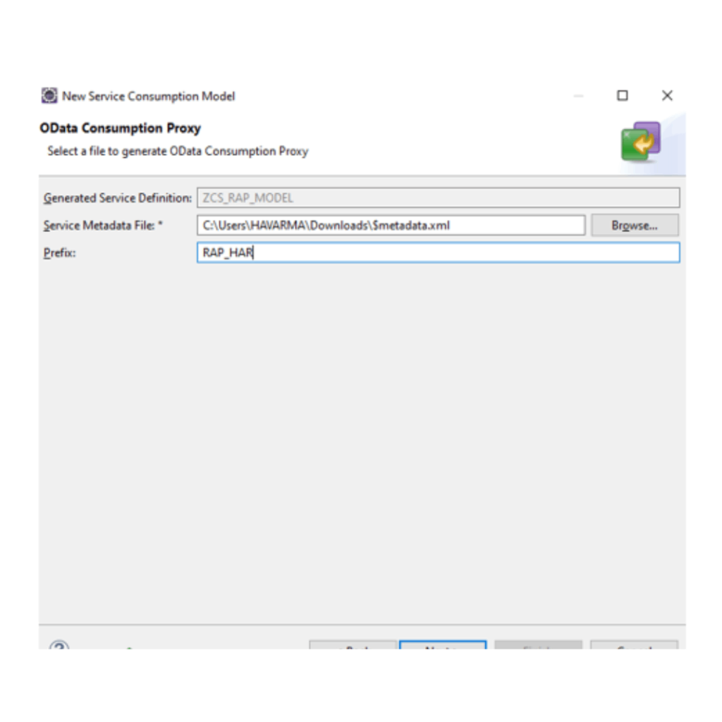 Odata Consumption Proxy