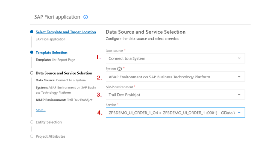 SAP FIORI Application