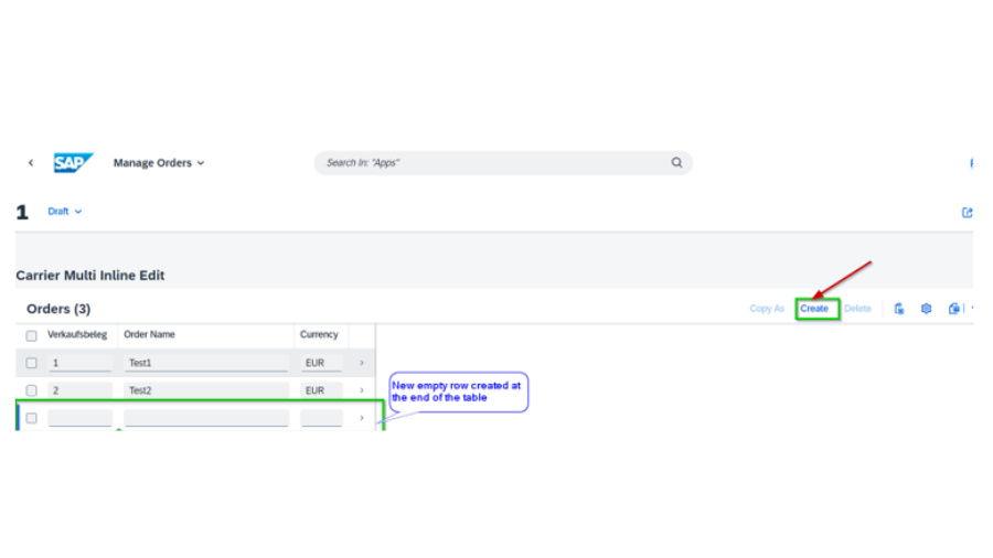 Table Maintenance Generator from SAP RAP