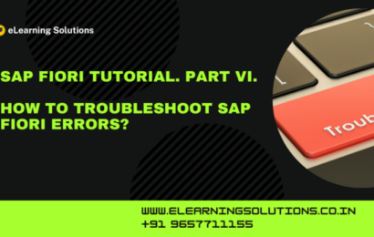 3D illustration showing SAP consultants troubleshooting SAP Fiori errors using logs, SAP Gateway monitoring, browser developer tools, and system diagnostics dashboards.