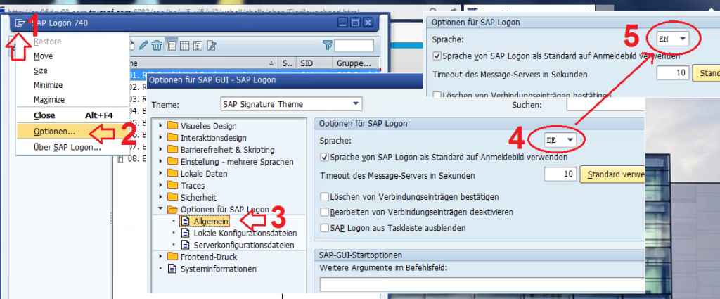 SAP GUI - SAP Logon