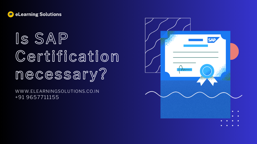 Is SAP Certification necessary