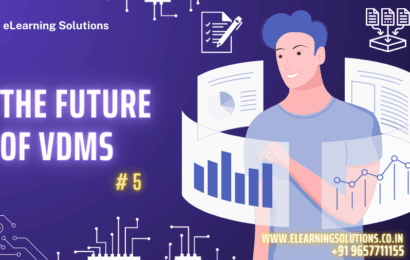 Futuristic illustration of the SAP Virtual Data Model (VDM) with cloud architecture, AI-powered analytics, SAP BTP, SAP Fiori, CDS Views, and real-time enterprise data integration in SAP S/4HANA.