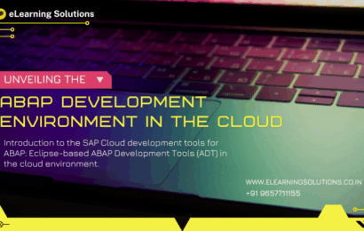 Developer using the ABAP Development Environment in the Cloud to build, test, and deploy SAP applications on SAP BTP.