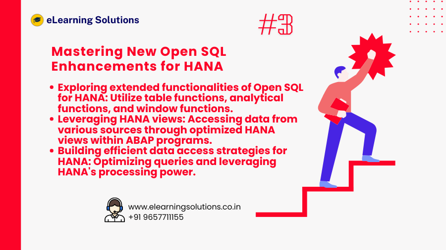 Open SQL Enhancements for HANA