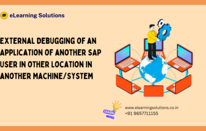 External debugging of another SAP user's application in SAP ABAP