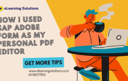 Using SAP Adobe Forms as a personal PDF editor