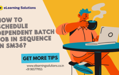 How to schedule dependent batch jobs in sequence using SAP SM36