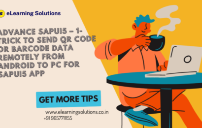 SAPUI5 trick to send QR code or barcode data remotely from an Android device to a PC