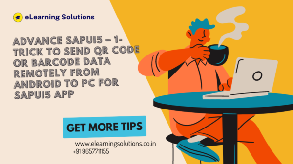 SAPUI5 trick to send QR code or barcode data remotely from an Android device to a PC