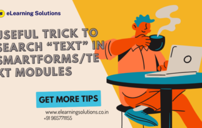 Useful trick to search for text inside Smartforms and text modules in SAP