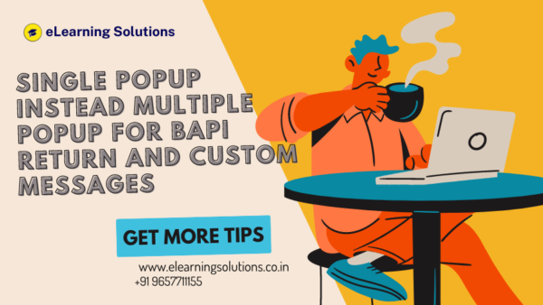 ABAP trick to show a single popup instead of multiple popups for BAPI return and custom messages