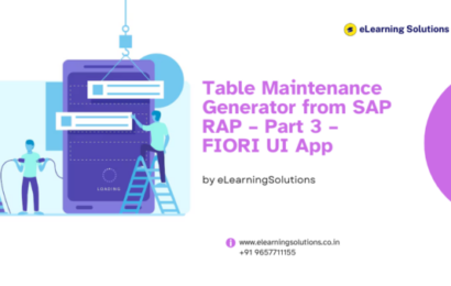 Table Maintenance Generator from SAP RAP – Part 3 – FIORI UI App