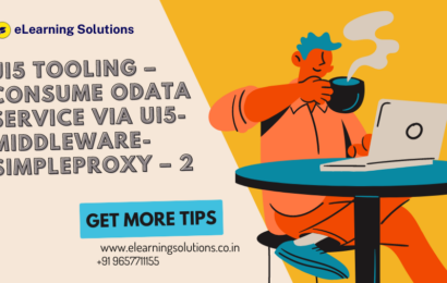UI5 Tooling Part 2 – consuming an OData service using ui5-middleware-simpleproxy