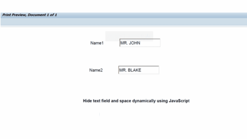 Adobe Interactive Forms. Part 23. How to Hide the Fields and Acquired ...