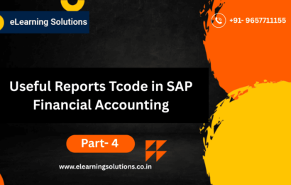 Useful Reports Tcode in SAP Financial Accounting