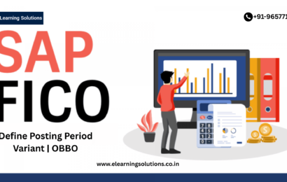 SAP OBBO transaction screen for defining a posting period variant.