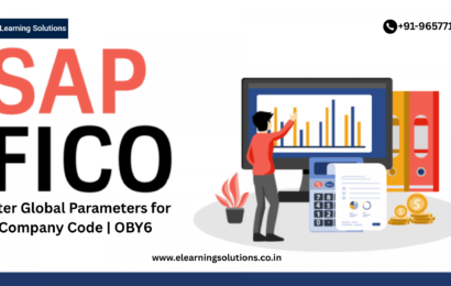 Screenshot of SAP OBY6 transaction for entering global parameters in a company code.