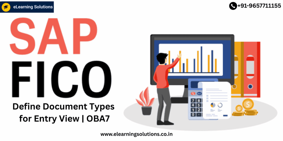 SAP OBA7 transaction screen for defining document types for entry view