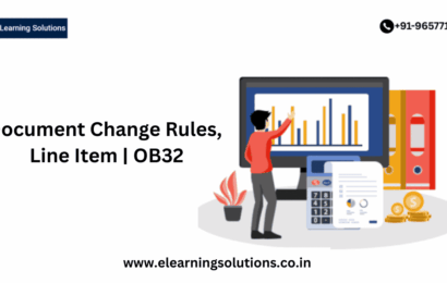 SAP OB32 transaction screen for document change rules line item