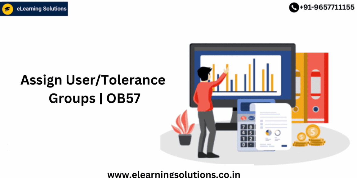 SAP OB57 transaction screen for assigning user to tolerance groups