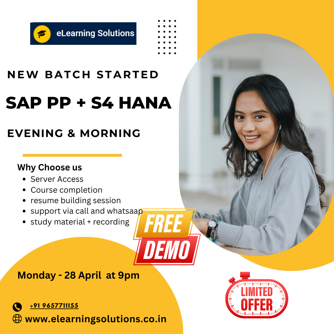 New SAP PP Batch Starting Soon – Level Up Your Career with Expert ...