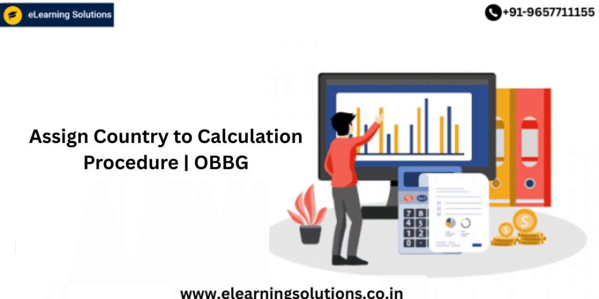 SAP OBBG transaction screen for assigning country to calculation procedure