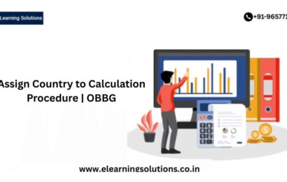 SAP OBBG transaction screen for assigning country to calculation procedure
