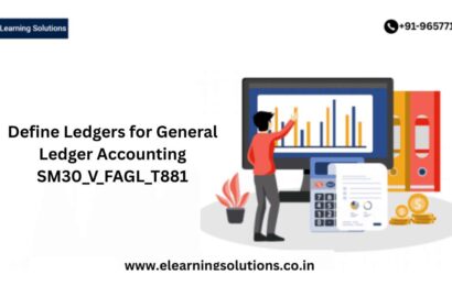 SAP SM30 V_FAGL_T881 transaction screen for defining ledgers for general ledger accounting