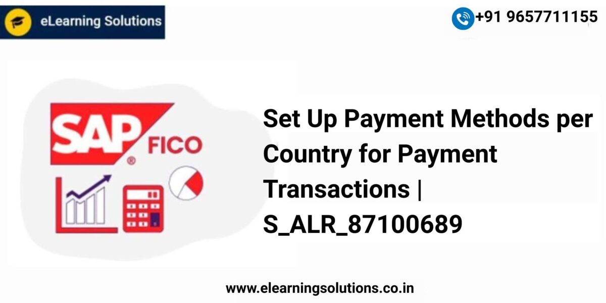 SAP Set Up Payment Methods per Country for Payment Transactions screen (S_ALR_87100689) showing payment method configuration for check, bank transfer, and bill of exchange by country