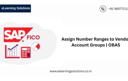 SAP Assign Number Ranges to Vendor Account Groups screen (OBAS) showing number range assignment for vendor account groups