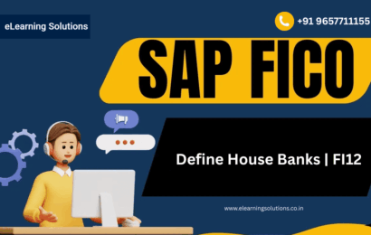 SAP FI12 screen for defining House Banks and bank accounts